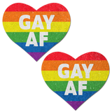 Rainbow Velvet Glitter Heart Nipple Covers – Pride Adhesive Festival Heart Pasties