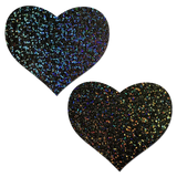 Glitter Heart Nipple Covers – Sparkling Adhesive Covers for Festivals & Parties