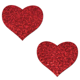 Glitter Heart Nipple Covers – Sparkling Adhesive Covers for Festivals & Parties