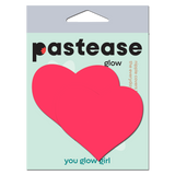Glow in the Dark Neon Heart Nipple Covers – Adhesive Festival & Rave Pasties