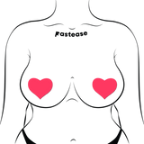 Glow in the Dark Neon Heart Nipple Covers – Adhesive Festival & Rave Pasties
