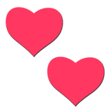 Glow in the Dark Neon Heart Nipple Covers – Adhesive Festival & Rave Pasties