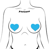 Glow in the Dark Neon Heart Nipple Covers – Adhesive Festival & Rave Pasties