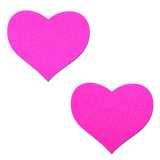 Neon Heart Nipple Covers – Bright Adhesive Heart Pasties for Festivals & Raves