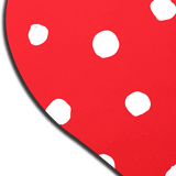 Red Heart White Polka Dot Nipple Covers – Adhesive Retro Heart Pasties