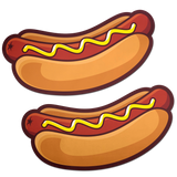 Hotdog Weiner with Mustard Nipple Covers | Waterproof Reusable Matte Pasties