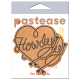 Howdy Cowboy Rope Heart Lasso Nipple Covers – Glitter Western Heart Pasties with Waterproof Adhesive