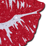Sparkly Red Kissing Lips Nipple Covers | Glitter Waterproof Adhesive Pasties