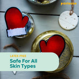 Santa Red & White Mitten Nipple Pasties – Christmas Holiday Adhesive Nipple Covers