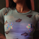 Neon Flower Petal Nipple Covers – Bright Adhesive Floral Festival Pasties