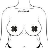 Petite Plus X™ Small Liquid Cross Nipple Pasties – 2 Pair Pack