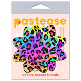 Rainbow Cheetah Leopard Print Petal Breast Pasties | Waterproof Festival Nipple Covers