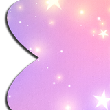 Dreamy Pastel Celestial Stars Petal Breast Pasties | UV Reactive Festival Nipple Covers