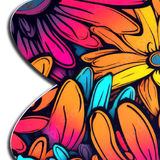 Neon Flower Petal Nipple Covers – Bright Adhesive Floral Festival Pasties