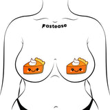 Kawaii Pumpkin Pie Nipple Pasties – Waterproof Medical-Grade Adhesive Halloween Costume Accessories