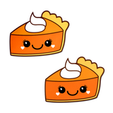 Kawaii Pumpkin Pie Nipple Pasties – Waterproof Medical-Grade Adhesive Halloween Costume Accessories