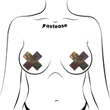 Disco Glitter Plus X Nipple Pasties – Sparkling Festival & Party Covers