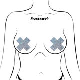 Glitter Plus X Nipple Pasties – Sparkly Adhesive Covers for Festivals & Parties