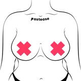 Glow in the Dark Neon Cross Nipple Covers – Adhesive Festival & Rave Pasties