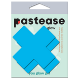 Glow in the Dark Neon Cross Nipple Covers – Adhesive Festival & Rave Pasties
