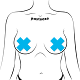 Glow in the Dark Neon Cross Nipple Covers – Adhesive Festival & Rave Pasties