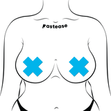 Glow in the Dark Neon Cross Nipple Covers – Adhesive Festival & Rave Pasties
