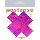 Holographic Plus X Nipple Pasties – Iridescent Festival & Party Adhesive Covers