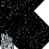 Black Sparkle Plus X Tassel Nipple Pasties with Long Rhinestone Tassels