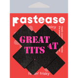 Black & Pink Graphic Cross Nipple Pasties – Bold Festival & Party Adhesive Covers