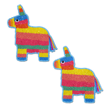 Festive Piñata Glitter Velvet Nipple Covers | Waterproof Reusable Festival Pasties