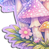 Pastel Celestial Fairycore Mushroom Breast Pasties | Waterproof Festival Nipple Covers