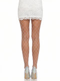 Women's Fence Fishnet Pantyhose | Stretch Fashion Hosiery Tights