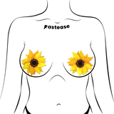 Sunflower Flower Nipple Covers – Adhesive Floral Festival Pasties