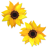 Sunflower Flower Nipple Covers – Adhesive Floral Festival Pasties