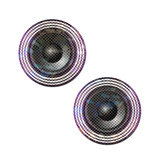 Speaker Subwoofer Breast Pasties for Bass Heads & Festival Rave Nipple Covers
