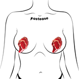 Steak Nipple Pasties – Funny Food-Inspired Adhesive Pasties | Waterproof & Latex-Free