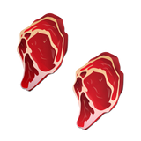Steak Nipple Pasties – Funny Food-Inspired Adhesive Pasties | Waterproof & Latex-Free