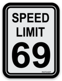 Speed Limit 69 Nipple Pasties – Waterproof Adhesive Costume & Festival Nipple Covers