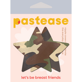 Camouflage Star Nipple Covers – Adhesive Camo Festival Star Pasties