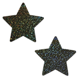 Glitter Star Nipple Covers – Sparkling Adhesive Festival Star Pasties