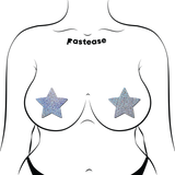 Glitter Star Nipple Covers – Sparkling Adhesive Festival Star Pasties
