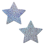 Glitter Star Nipple Covers – Sparkling Adhesive Festival Star Pasties