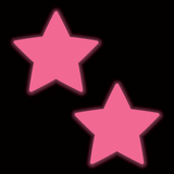 Glow in the Dark Star Nipple Covers – Adhesive Neon Star Festival Pasties