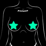 Glow in the Dark Star Nipple Covers – Adhesive Neon Star Festival Pasties