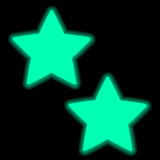 Glow in the Dark Star Nipple Covers – Adhesive Neon Star Festival Pasties