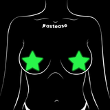 Glow in the Dark Star Nipple Covers – Adhesive Neon Star Festival Pasties
