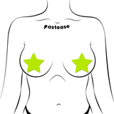 Glow in the Dark Star Nipple Covers – Adhesive Neon Star Festival Pasties