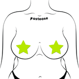 Glow in the Dark Star Nipple Covers – Adhesive Neon Star Festival Pasties
