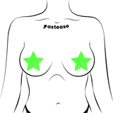 Glow in the Dark Star Nipple Covers – Adhesive Neon Star Festival Pasties
