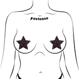 Sparkle Black Star Nipple Covers – Glitter Adhesive Festival Star Pasties